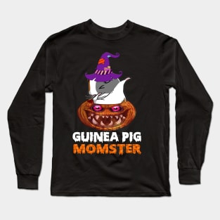 Guinea Pig Momster Pumpkin Monster Funny Halloween Costume (7) Long Sleeve T-Shirt